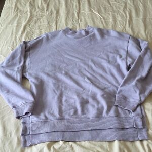 American Eagle Outfitters Women's Lavender Sweatshirt
